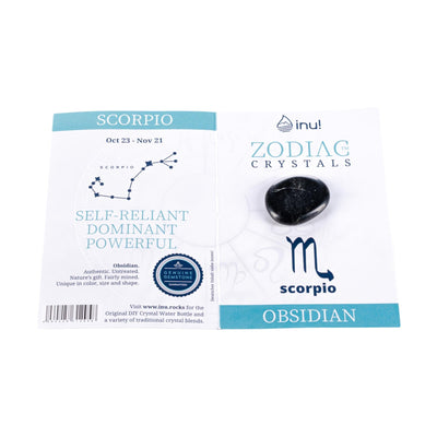 VitaJuwel Zodiac Crystal, SCORPIO, Obsidian